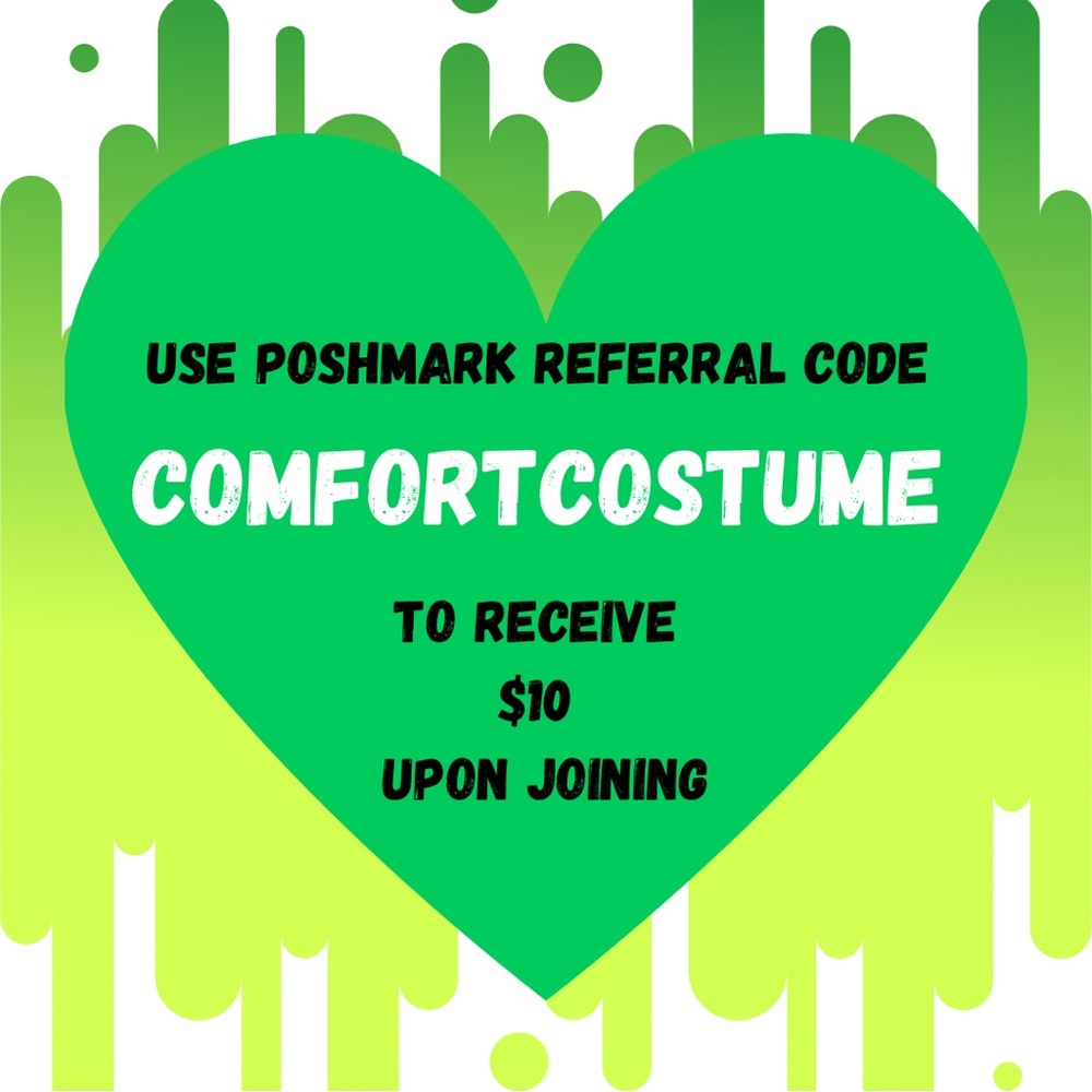 Poshmark Referral Code "COMFORTCOSTUME"